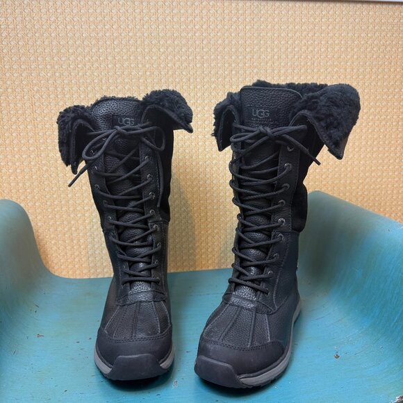 UGG Black Adirondack III Waterproof Tall Boot (Women) - Size - 6 - Picture 2 of 10